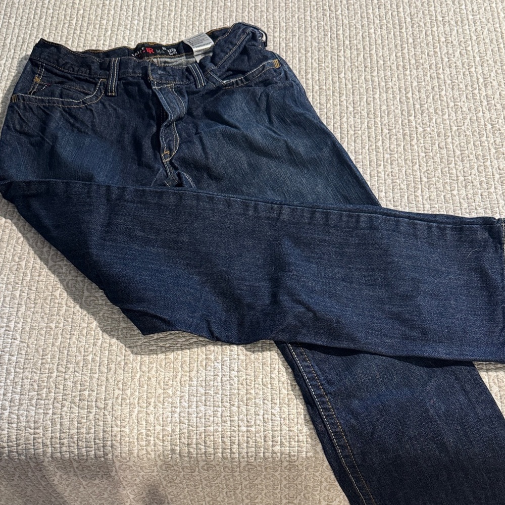 Ariat Relaxed Bootcut Jeans in Dark Blue FR M4 Relaxed Boot